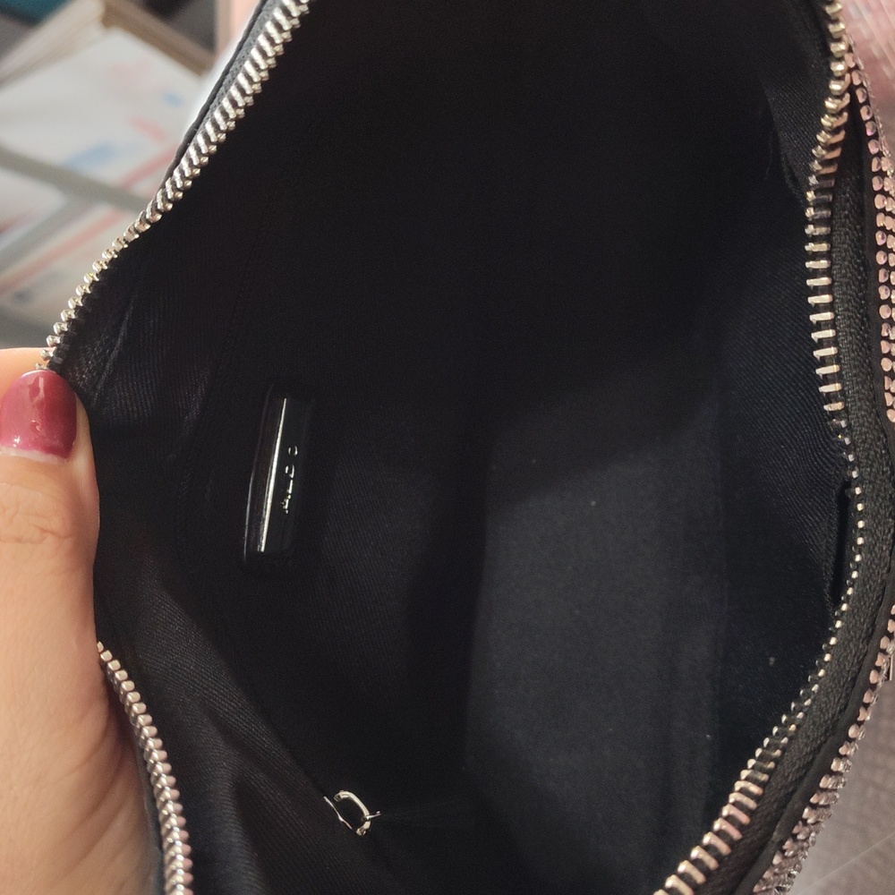 Aldo Black and Silver Crossbody Bag - Picture 11 of 11